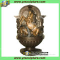 Outdoor Bronze Wall Fountain GBF-005V